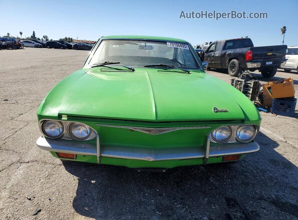 107375W139930 1965 CHEVROLET CORVAIR Green წინა ხედი
