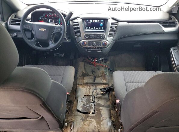 1GNLCDECXJR349282 2018 CHEVROLET TAHOE White Սարքավորումների վահանակի տեսք