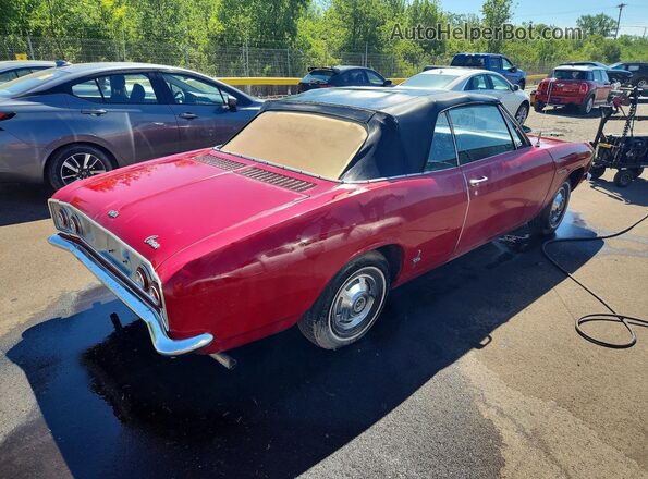 107675W220012 1965 CHEVROLET CORVAIR Red Trasero derecho