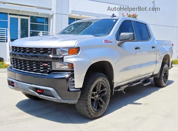 3GCPYCEF1KG148419 2019 CHEVROLET SILVERADO Silver Trasero derecho