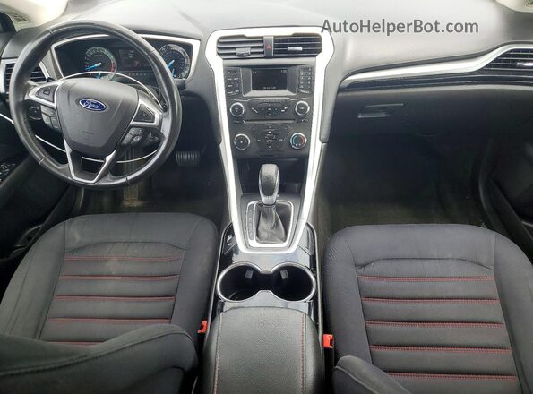 3FA6P0T92GR320436 2016 FORD FUSION Silver Սարքավորումների վահանակի տեսք