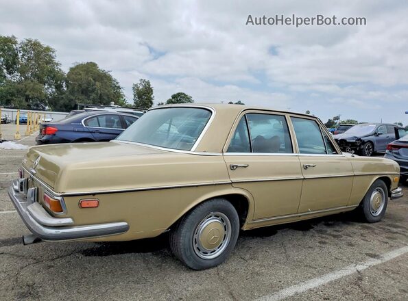 10801812075800 1971 MERCEDES-BENZ 280 Золотой Задняя правая четверть