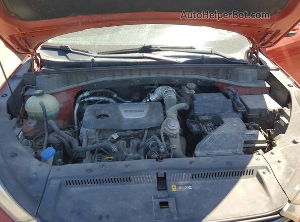 KM8J3CA27GU108708 2016 HYUNDAI TUCSON Orange Вид наклейки з VIN-кодом