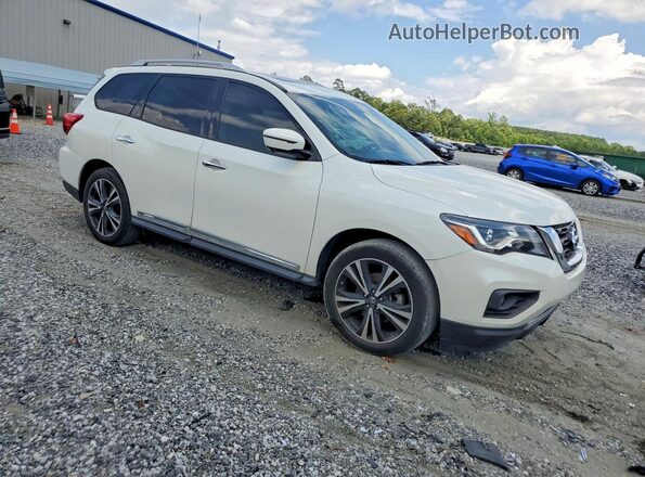 5N1DR2MN9KC607570 2019 NISSAN PATHFINDER Белый Вид спереди