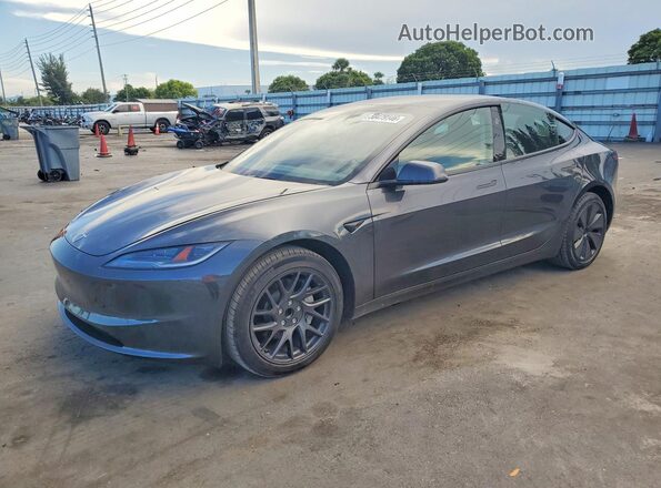 5YJ3E1EA7RF849613 2024 TESLA MODEL 3 Серый Задняя левая четверть