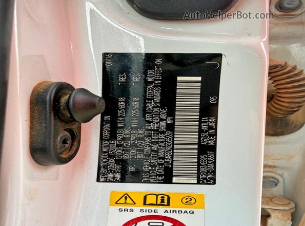 JTJBARBZ9G2065639 2016 LEXUS NX White უკანა სალონის ხედი