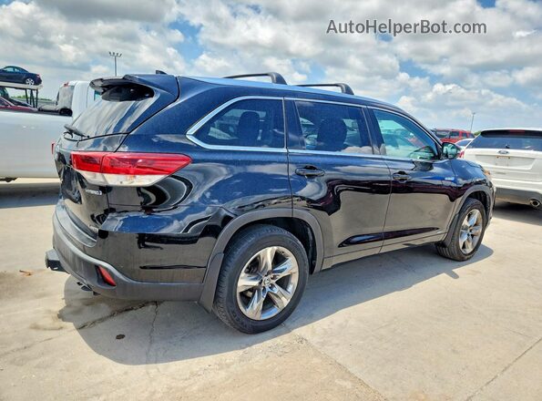 5TDDGRFH3KS054746 2019 TOYOTA HIGHLANDER Black Front right