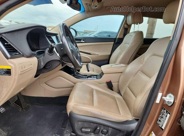 KM8J33A29GU175164 2016 HYUNDAI TUCSON Brown Вид панелі приладів