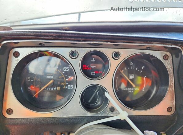 1112866704 1971 VOLKSWAGEN BEETLE Оранжевый Вид щитка приборов