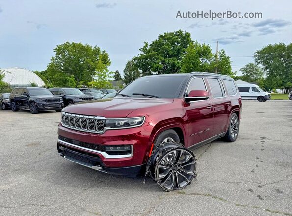 1C4SJVGJ2NS144713 2022 JEEP GRAND WAGO Burgundy 