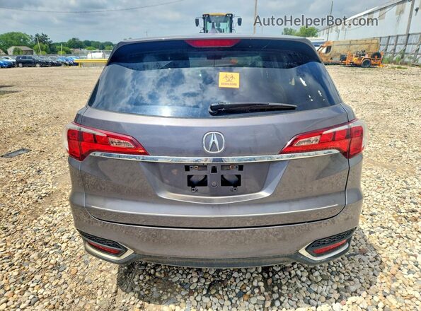 5J8TB4H7XJL022881 2018 ACURA RDX Угольный Вид салона спереди