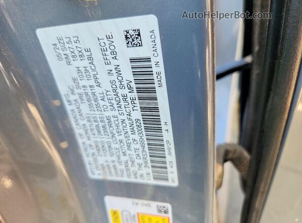 2HKRS3H49SH300829 2025 HONDA CR-V Gray 