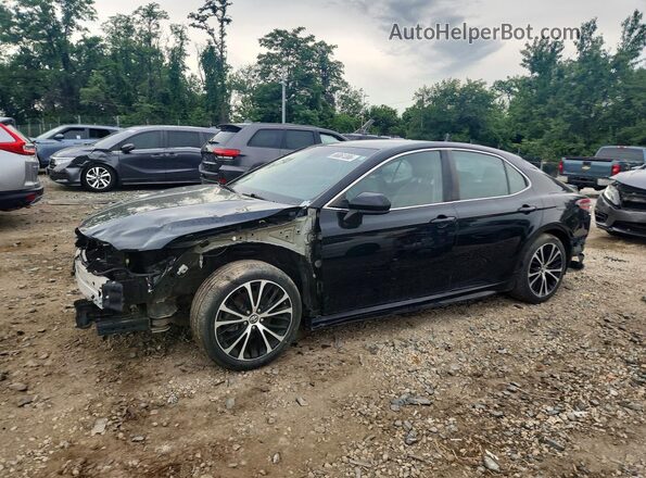 4T1B11HK5KU255171 2019 TOYOTA CAMRY Black Trasero izquierdo