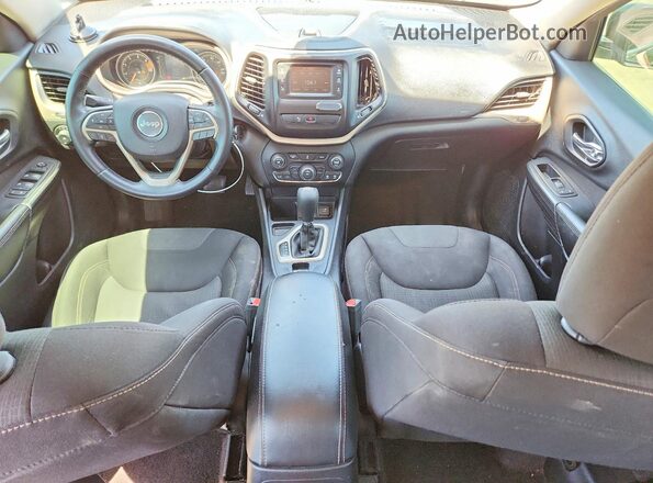 1C4PJLCB5HW540382 2017 JEEP CHEROKEE Черный Вид щитка приборов