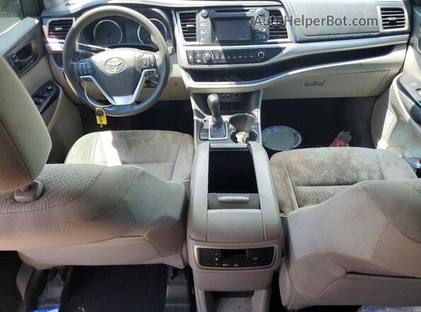 5TDZZRFH2KS369604 2019 TOYOTA HIGHLANDER Silver 