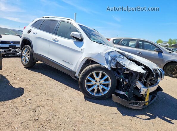 1C4PJMDS5HW598609 2017 JEEP CHEROKEE Белый Вид спереди