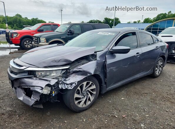 2HGFC2F72JH550638 2018 HONDA CIVIC Gray Задня ліва чверть