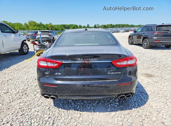 ZAM56YRL6J1260006 2018 MASERATI QUATTROPOR Black Widok wnętrza z przodu