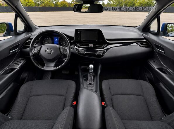 NMTKHMBX8JR023848 2018 TOYOTA C-HR Blue 360 interior view