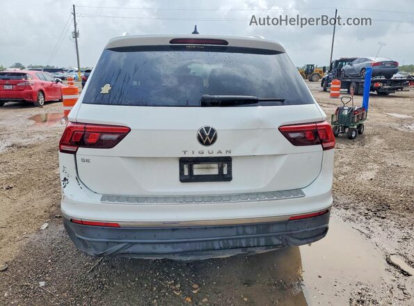 3VV3B7AXXNM122687 2022 VOLKSWAGEN TIGUAN White Вид салону спереду
