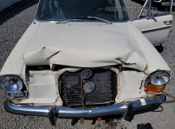11511012102532 1970 MERCEDES-BENZ 220D Белый Вид задней части салона