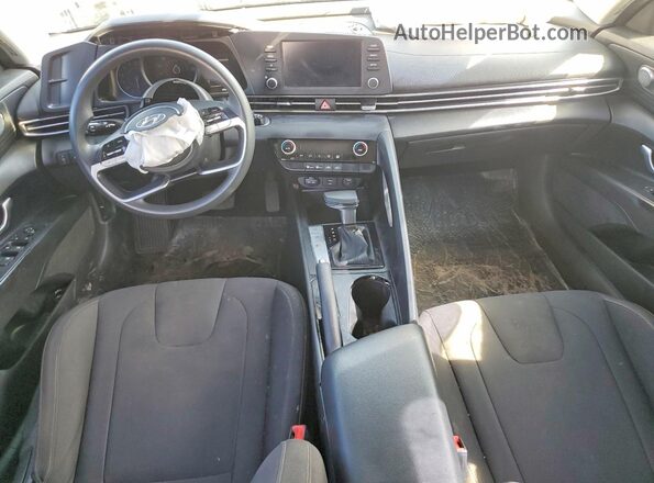 5NPLM4AG4MH046346 2021 HYUNDAI ELANTRA Синий Вид панели приборов