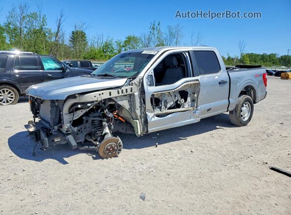 1FTEW1EPXPKE96116 2023 FORD F150 Серебряный Задняя левая четверть