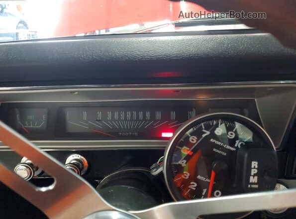 115377W115571 1967 CHEVROLET NOVA Red Instrument cluster view