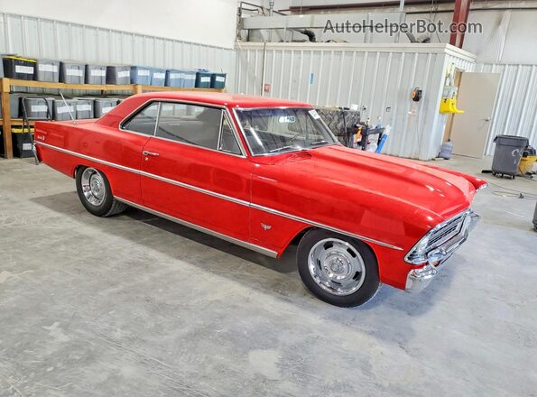 115377W115571 1967 CHEVROLET NOVA Red Front right