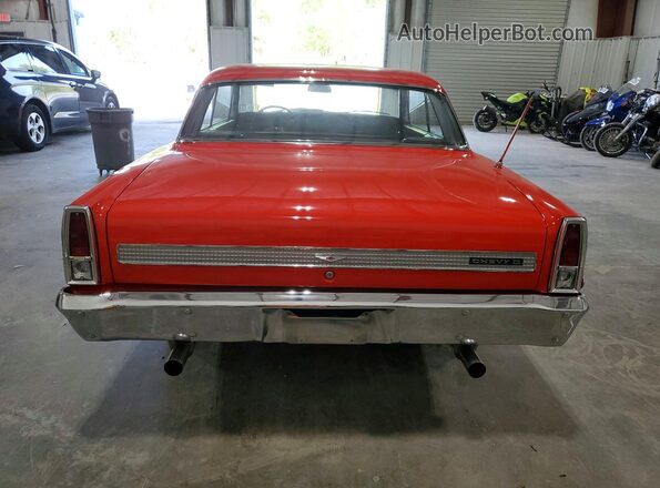 115377W115571 1967 CHEVROLET NOVA Red Rear view