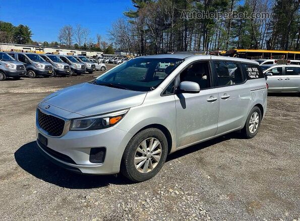 KNDMA5C12J6400723 2018 KIA SEDONA Gray Հետևի ձախ