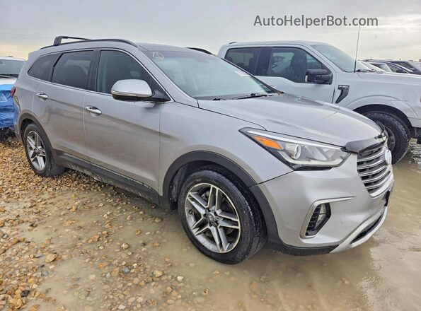 KM8SR4HF7HU167969 2017 HYUNDAI SANTA Gray Widok z przodu