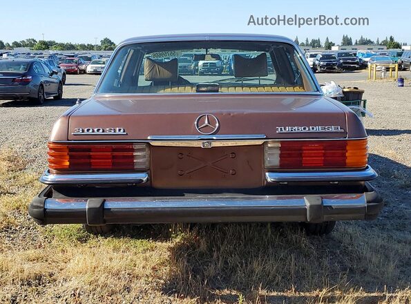 11612012008559 1979 MERCEDES-BENZ 300 Коричневый 