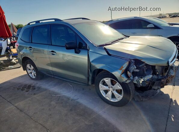 JF2SJABC7GH440751 2016 SUBARU FORESTER Зеленый Вид спереди