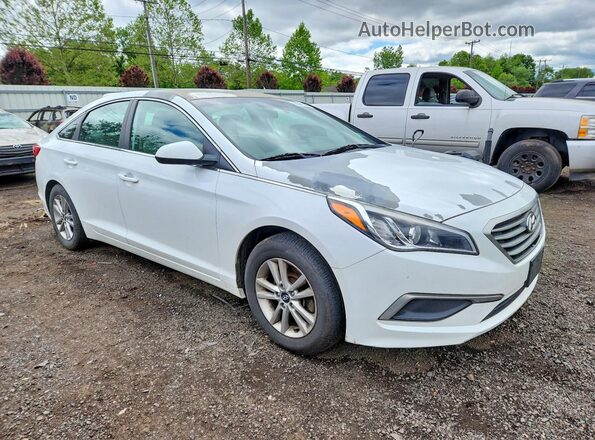 5NPE24AF6HH532457 2017 HYUNDAI SONATA White Դիմացի տեսք