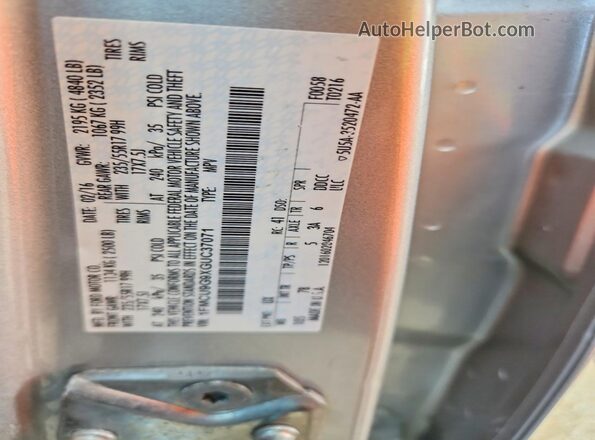 1FMCU9G9XGUC37071 2016 FORD ESCAPE Silver 