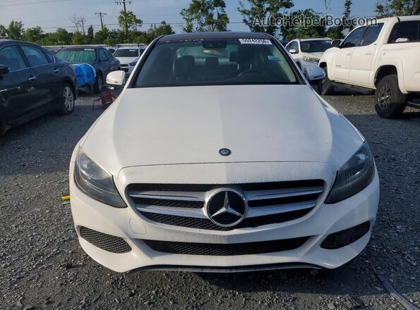 WDDWF4JB1HR254992 2017 MERCEDES-BENZ C White 