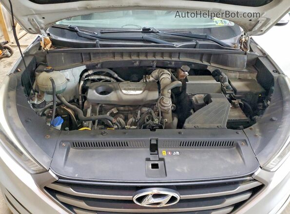 KM8J3CA28GU073810 2016 HYUNDAI TUCSON White Vista de la etiqueta del VIN