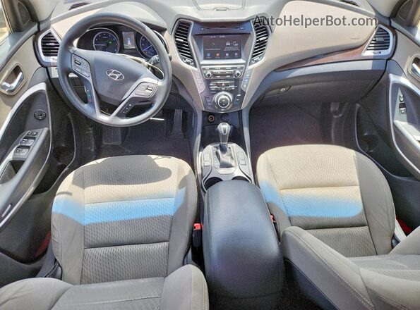 KM8SM4HF2KU305259 2019 HYUNDAI SANTA FE Синий Вид щитка приборов