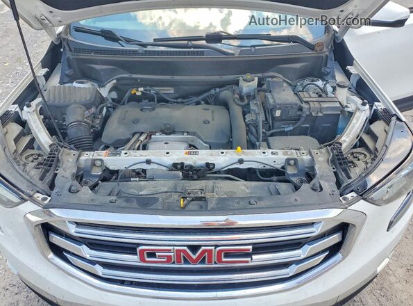 3GKALVEX0KL259631 2019 GMC TERRAIN White VIN կոդի պիտակի տեսք