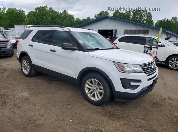 1FM5K8B83GGB00169 2016 FORD EXPLORER White 