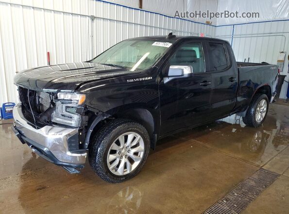 1GCRYDED4LZ201709 2020 CHEVROLET SILVERADO Black Trasero izquierdo