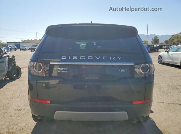 SALCT2BG9GH575034 2016 LAND ROVER DISCOVERY Black წინა სალონის ხედი