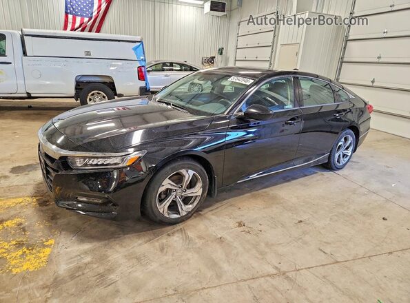 1HGCV1F4XJA110534 2018 HONDA ACCORD Black 