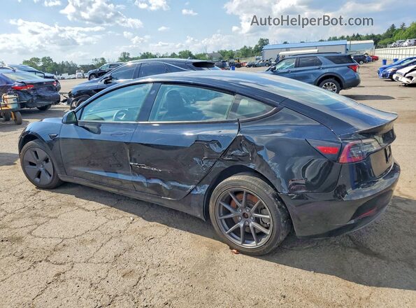5YJ3E1EA8PF422776 2023 TESLA MODEL 3 Черный Задняя правая четверть