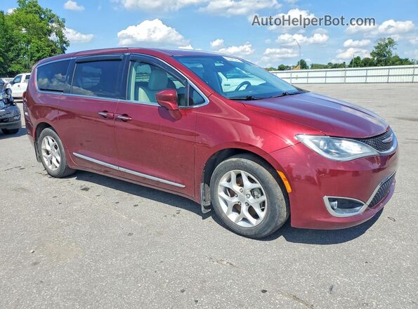 2C4RC1EG9JR237586 2018 CHRYSLER PACIFICA Red Widok z przodu