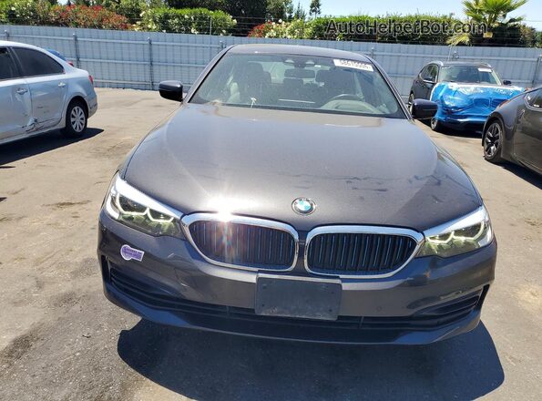 WBAJB1C50KB376391 2019 BMW 5 SERIES Charcoal Հետևի տեսք