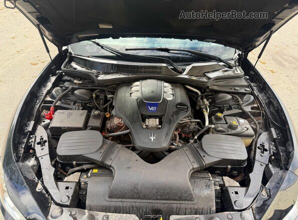 ZAM57RTA1G1176310 2016 MASERATI GHIBLI Black Սալոնի դիմացի տեսք