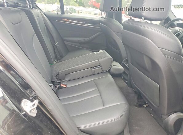 WBAJR3C03LCD71647 2020 BMW 5 SERIES Черный Вид задней части салона