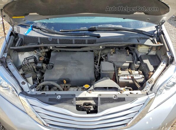 5TDKK3DC8GS745367 2016 TOYOTA SIENNA Gray Vista de la etiqueta del VIN